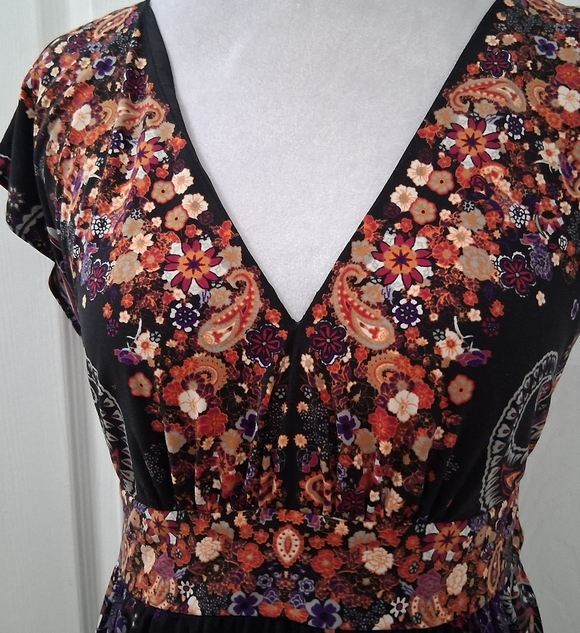 Nordstrom Brand eci Mixed Media Dress   Size 12 - Picture 2 of 13